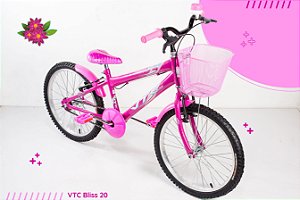 Bicicleta Infantil Menina Aro 20 pink c/ac