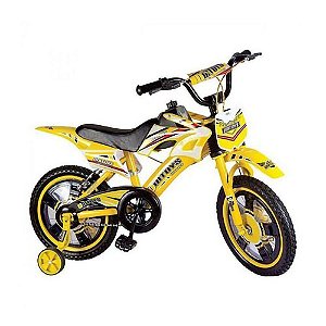 Bike Moto Cross aro 16 "amarelo"