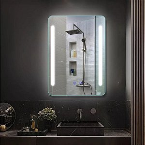 Espelho com Luz de LED Embutida