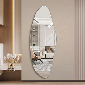 Espelho Orgânico Lapidado Decorativo