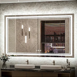 ESPELHOS COM LED E TOUCH SCREEN INTELIGENTE E MODERNO