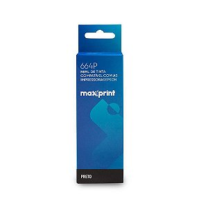 Refil De Tinta Maxprint T664120 Para Impressoras Epson Preto