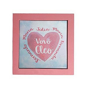 Quadro Personalizado Coração de Mãe 20 cm