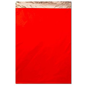 Saco Adesivado Metalizado Tam 25x35+3  Pct 50 Unidades