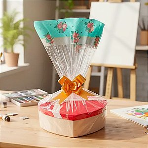 Kit com 25 Sacos Para Cesta Belissima Tamanho 80x90 cm