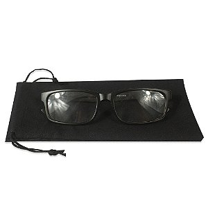 Kit com 10 saquinhos de Microfibra para Óculos Medida 8x20cm