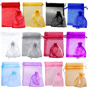 Saquinho De Organza, 7x9 Cm Pacote Com 10 Unidades