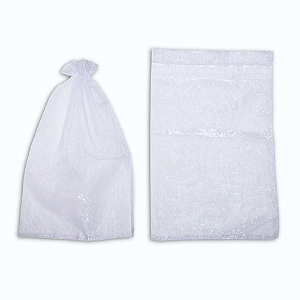 Kit 10 Saquinho de Organza Tam. 17x30 Saco Para Guardar Lembrancinhas