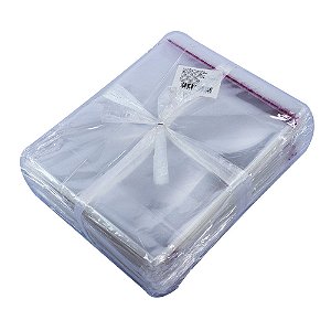Saco Adesivado Transparente Autocolante 14x15cm Com 1000 un