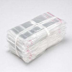 Saco Plástico Adesivado com Solapa 5x8 cm - 1000 unidades