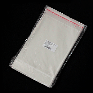 Saco Plástico Adesivado com Solapa 15x20 cm 100 unidades