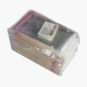 Saco Plástico Adesivado sem Solapa 6x9cm pct com 1000 uni