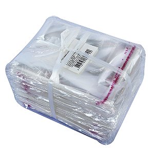 1000 Unidades saco Plástico Adesivado sem Solapa 8x8 cm