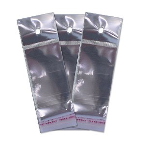 1000 Unidades saco Plástico Adesivado com Solapa 4x6+3 cm