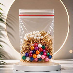 Saco Zip Lock 7x10 Transparente 100 Unidades Resistente