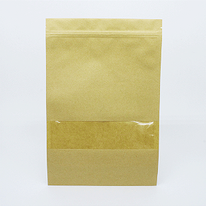Saco Stand Up Pouch 20x30 Kraft com Zip Lock 49 uni