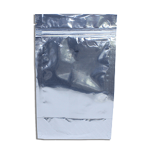 Kit 50 Sacos Stand Up Pouch 9x14 Metalizado com Zip Lock