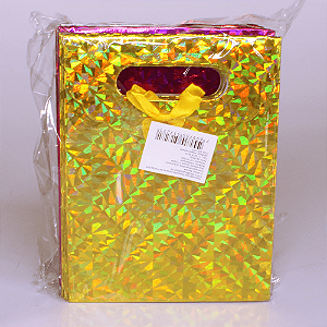 Sacola de Presente Velcro Tam.12x16x5cm Pacote 12 unidades