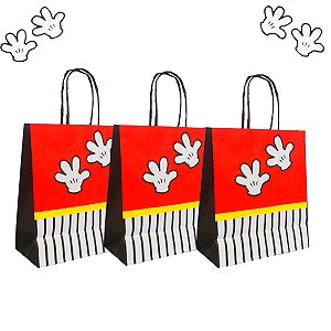 Sacola Kraft Nat Branco botão tamanho 21,5x17,5x8 com 10 unidades