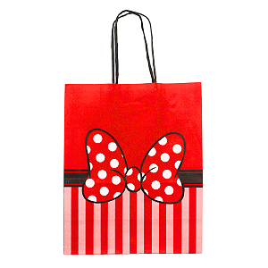 Kit 10 Sacola de Papel para Presente infantil 21x17x8cm