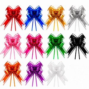 Laço Fácil de Organza com Poliester 50mmx74cm Pacote com 50 Unidades