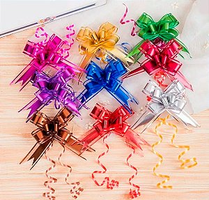 Laço Fácil de Organza com Poliester 50mmx74cm Pacote com 50 Unidades