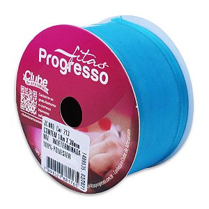 Fita Voal com Cetim Decorativa 10 m por 38 mm Cores Lisas