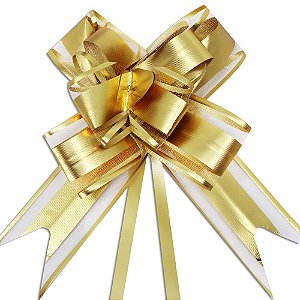 Laço Fácil de Organza com Poliester 30mmx46cm Melatizados pct 100