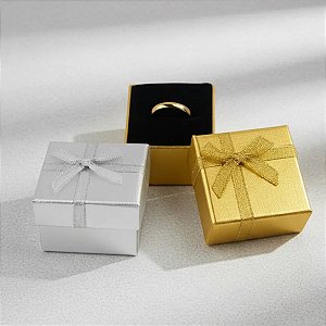 Kit 24 Caixinha De Presente para Anel Tamanho 5x5 mix