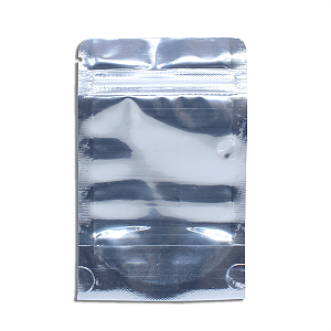 Kit 50 Saco Stand Up Pouch 10x15 Metalizado com Zip Lock