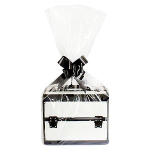 Saco Para Cesta Incolor Tamanho 60x90 Pacote 25 Unidades