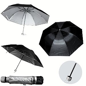 Sombrinha Guarda Chuva De Bolsa Manual Feminino com alça e capa