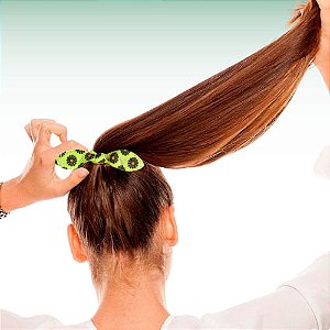 Kit com 48 Xuxinhas Laço Para Cabelo Modelo Florzinhas Coloridas