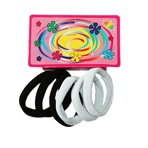 Xuxinha de cabelo, modelo , pacote com 72 unidades