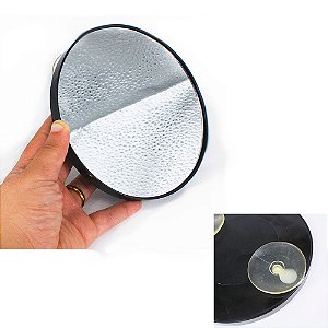 Espelho de Aumento 3 x Redondo 14 cm com Ventosa