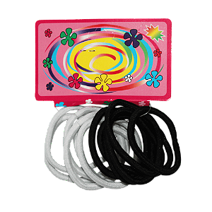 Xuxinha De Cabelo, Modelo Cordão, Pacote Com 144 Unidades