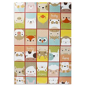 25 Saco de Presente Tamanho 60x90cm Tema Bebê Packpel