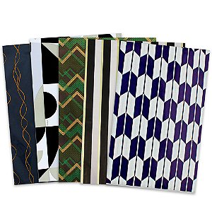 Saco de Presente Tamanho 60x90 Temas Masculino e Casual 25 Unidades