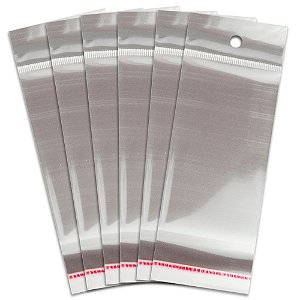 Saco Plástico Adesivado com Solapa 7x12+3 cm 1000 unidades