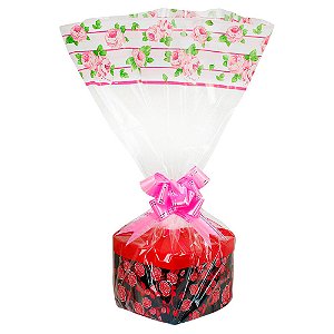 Saco Para Cesta Poesia Tam 80x90 cm Pacote com 25 unidades