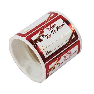 100 Unidades Etiqueta Adesiva Lacre para Embrulho Presente Modelo De Para
