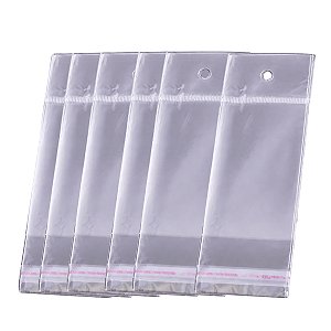 Saco Plastico Adesivado COM Solapa, 5x7+3 cm. Pacote com 1.000 unidades