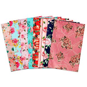 Saco de Presente Tamanho 60x90 Temas Feminino 25 Unidades Packpel