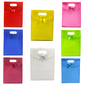 Kit 24 Sacolas com Velcro 21x15x7cm Estilo e Praticidade