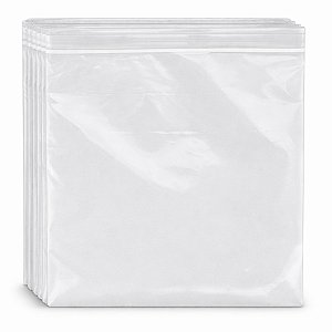Kit 100 Saco Zip Lock tamanho 20x20 cm transparente