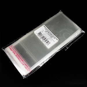 Saco Plástico Adesivado Sem Solapa 6,5x13 cm - 100 unidades
