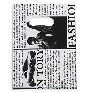 100 Pçs Sacola Plástica Boca de Palhaço Tamanho 15x20