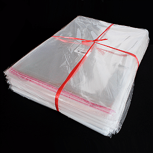 Saco Plástico Adesivado com Solapa 30x40 cm - 1000 unidades