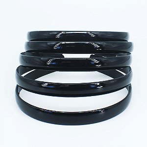 Tiara Lisa de cabelo, pacote com 12 unidades  11mm Largura