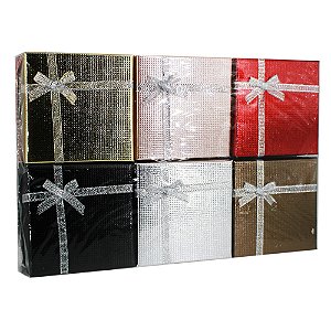 kit 12 unidades caixa par relógio tamanho 9x9 cm mix